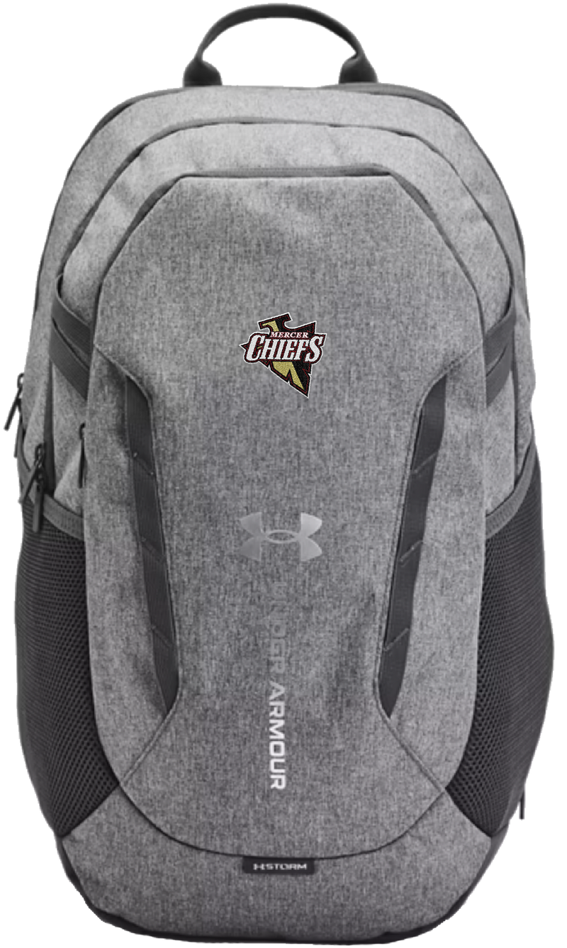 Mercer Chiefs UA Hustle 6.0 Team Backpack