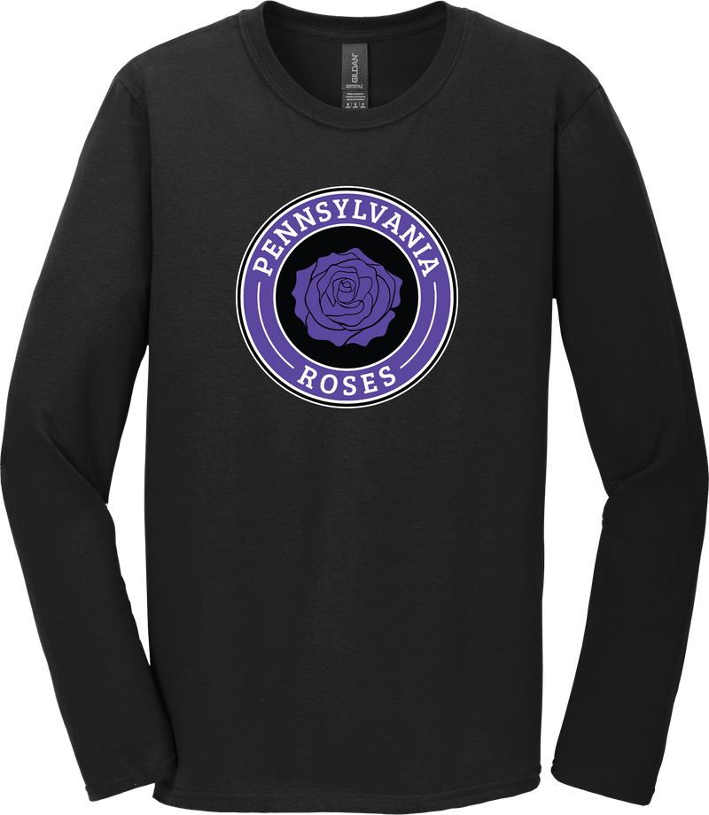 PA Roses Softstyle Long Sleeve T-Shirt