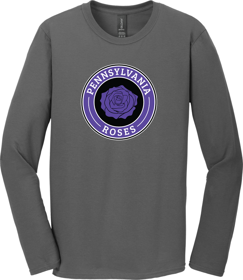 PA Roses Softstyle Long Sleeve T-Shirt