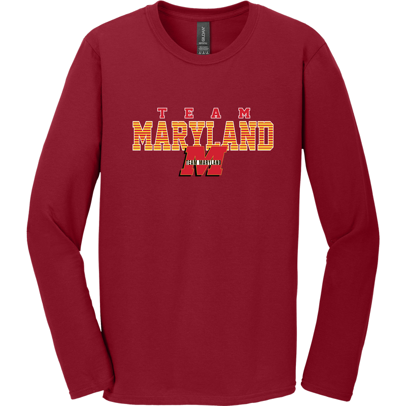 Team Maryland Softstyle Long Sleeve T-Shirt