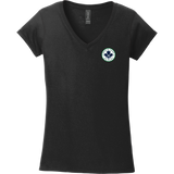 North Park Hockey Softstyle Ladies Fit V-Neck T-Shirt