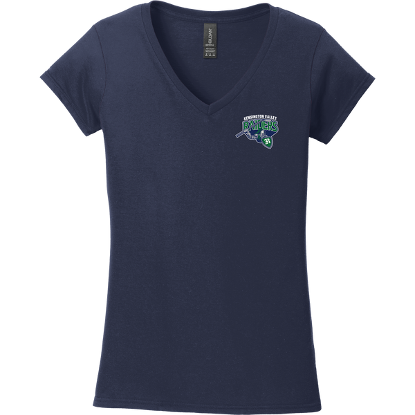 Kensington Valley Raiders Softstyle Ladies Fit V-Neck T-Shirt