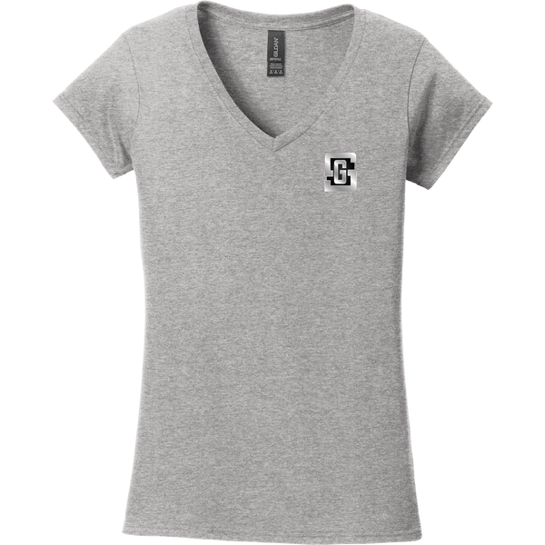 Gregory Schaefer Softstyle Ladies Fit V-Neck T-Shirt