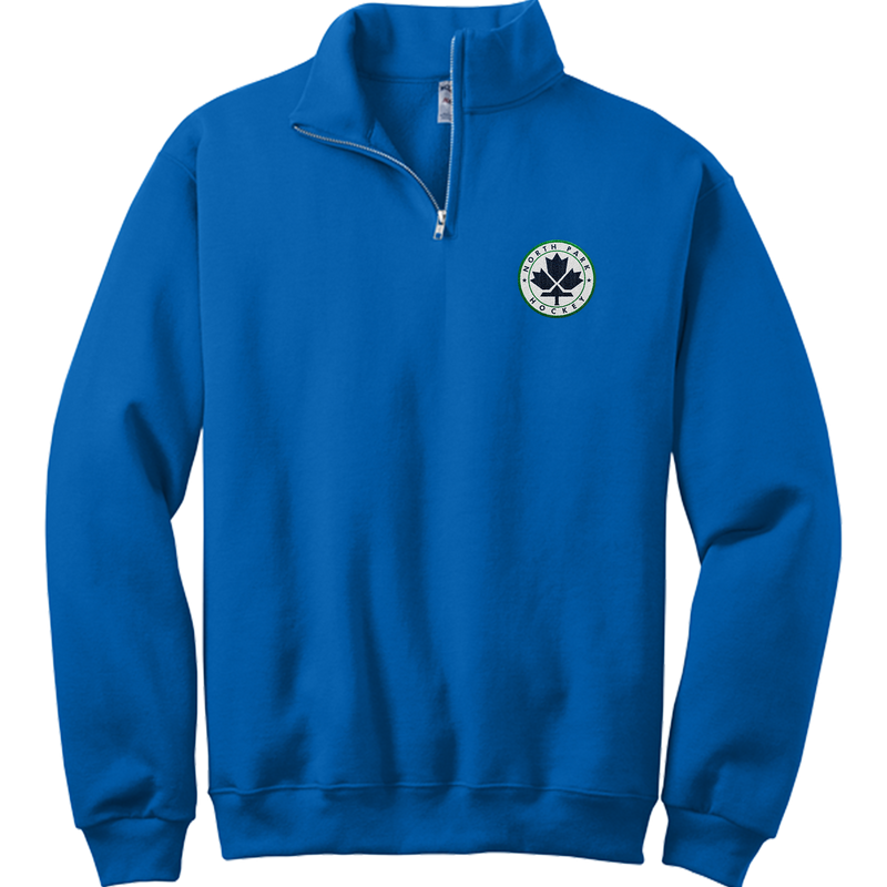 North Park Hockey NuBlend 1/4-Zip Cadet Collar Sweatshirt