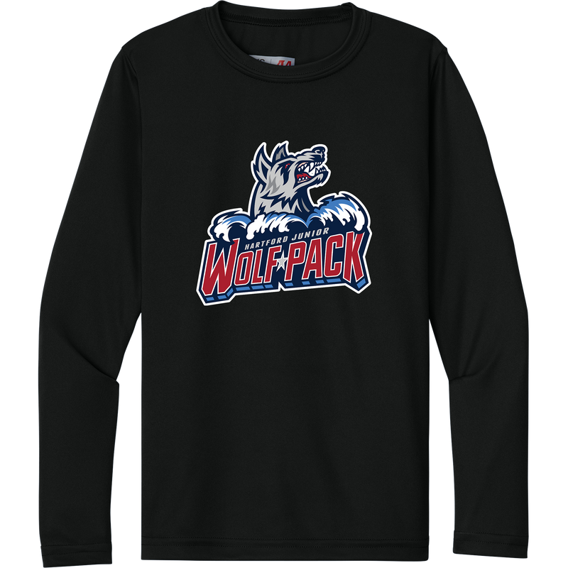 Hartford Jr. Wolfpack Youth Cooling Performance Long Sleeve Tee