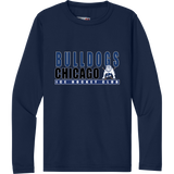 Chicago Bulldogs Youth Cooling Performance Long Sleeve Tee