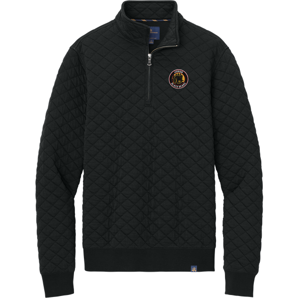 MD Jr. Black Bears Brooks Brothers Diamond Quilt 1/4-Zip