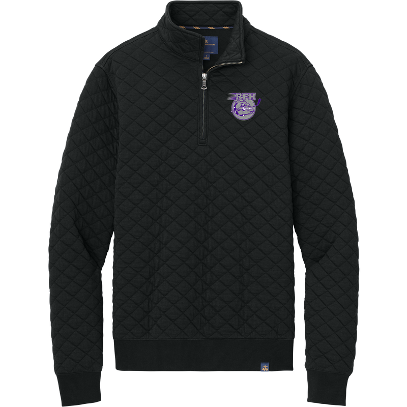 Rumson-Fair Haven Brooks Brothers Diamond Quilt 1/4-Zip
