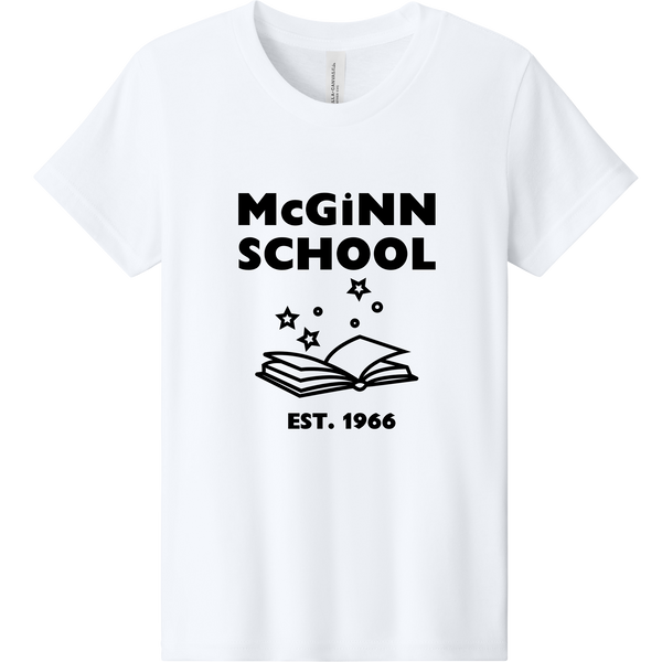 McGinn Elementary Youth 'Book' Heather CVC Tee