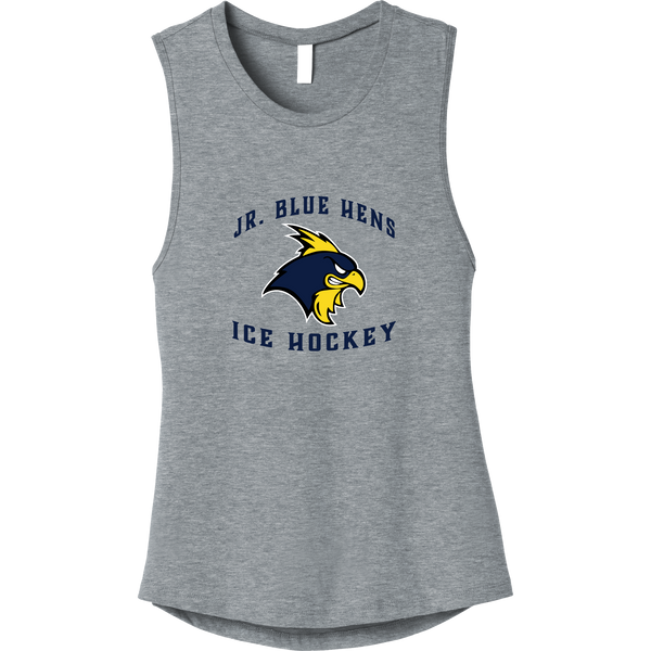 Delaware Jr. Blue Hens Womens Jersey Muscle Tank