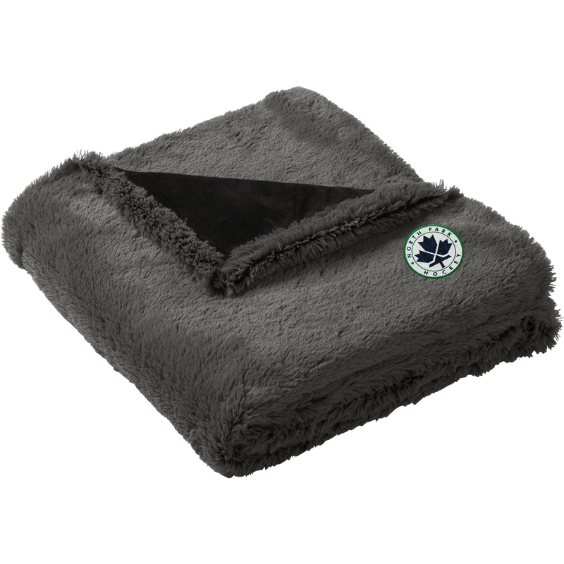 North Park Hockey Faux Fur Blanket