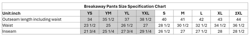Chelsea Chiefs Breakaway Youth Jogger Pants