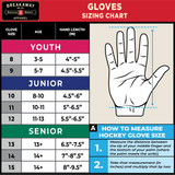 Woodbridge Wolfpack CCM 85C Custom Gloves Senior