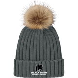 BBSG Faux Fur Pom Beanie