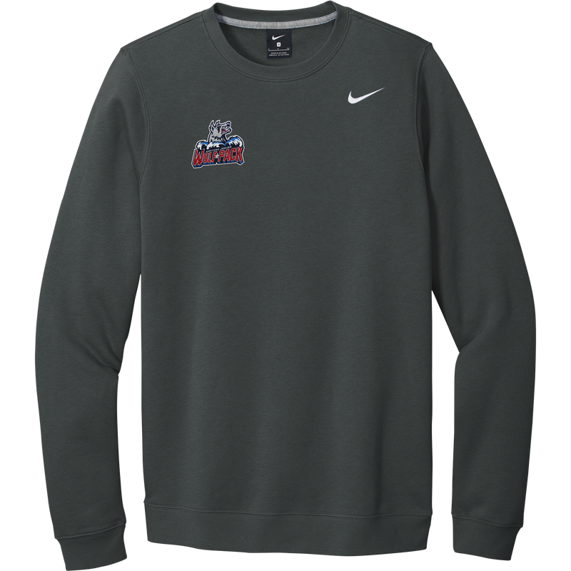 Hartford Jr. Wolfpack Nike Club Fleece Crew