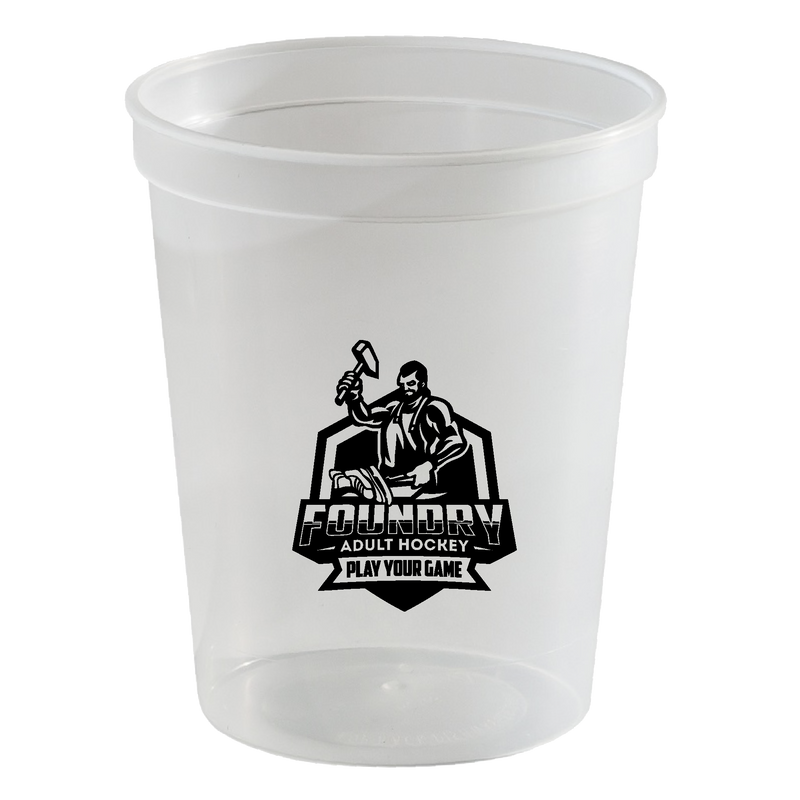 FOUNDRY 16 OZ. Smooth Walled Plastic Stadium Cup