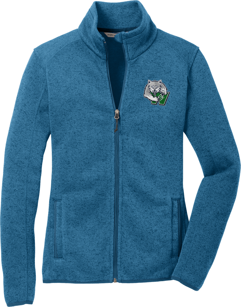 Woodbridge Wolfpack Ladies Sweater Fleece Jacket