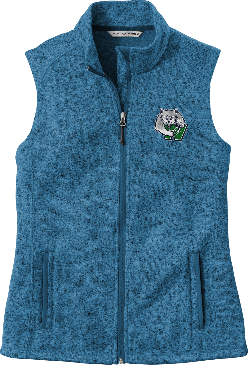 Woodbridge Wolfpack Ladies Sweater Fleece Vest