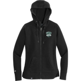 Biggby Barbarians New Era Ladies French Terry Full-Zip Hoodie
