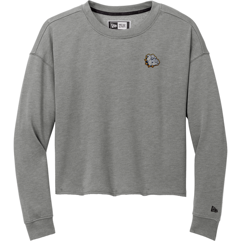 Chelsea Bulldogs New Era Ladies Tri-Blend Fleece Crop Crew