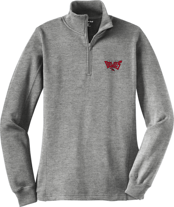 York Devils Ladies 1/4-Zip Sweatshirt