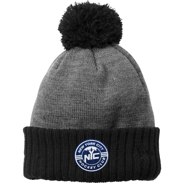 NYC Hockey Club New Era Colorblock Cuffed Beanie