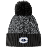 Chatham Hockey New Era Marled Knit Pom Beanie