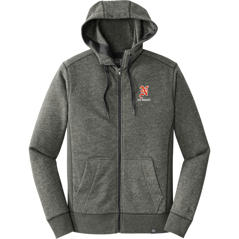 Midd North Hockey New Era French Terry Full-Zip Hoodie