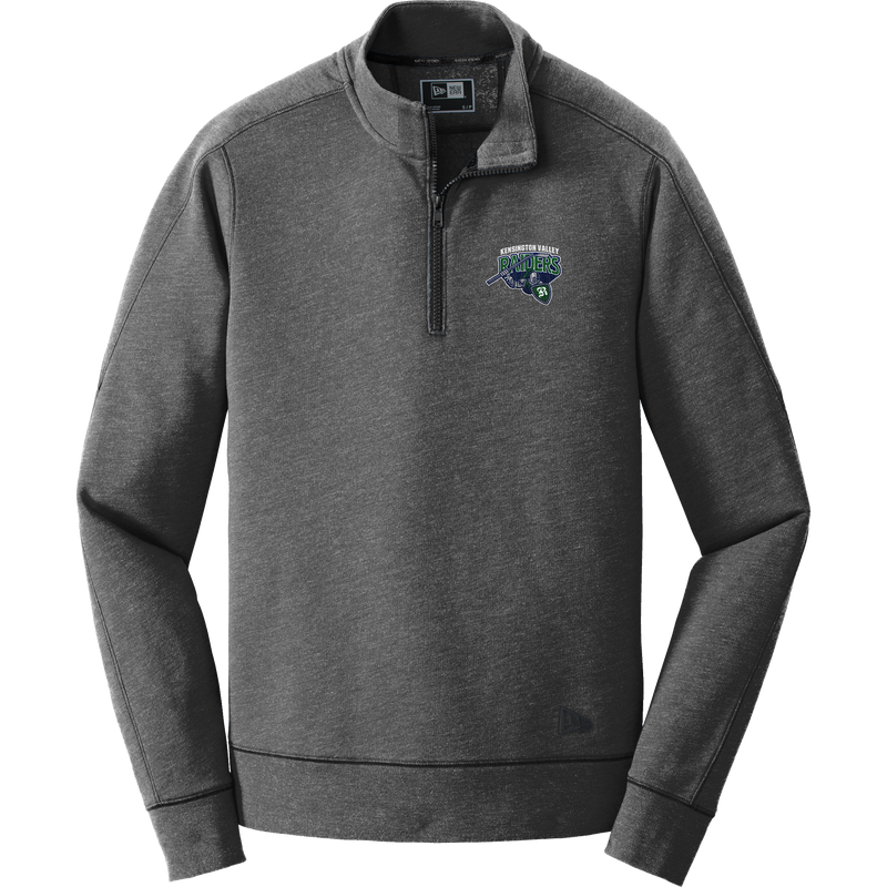 Kensington Valley Raiders New Era Tri-Blend Fleece 1/4-Zip Pullover