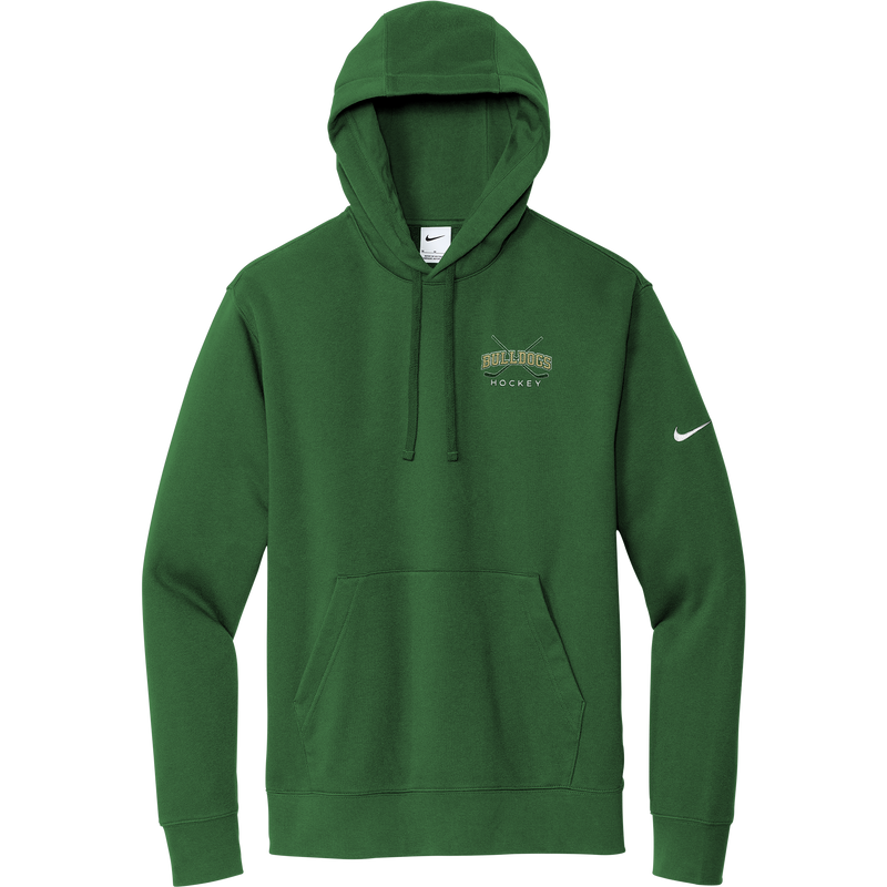 HVM Bulldogs Nike Club Fleece Sleeve Swoosh Pullover Hoodie