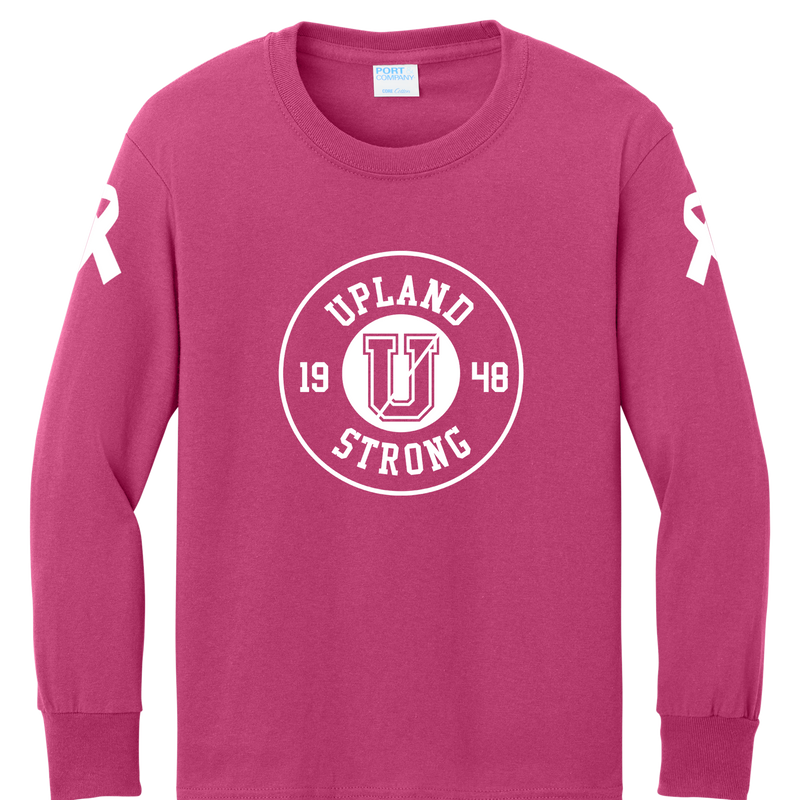 Upland Country Day School Youth Long Sleeve Core Cotton Tee