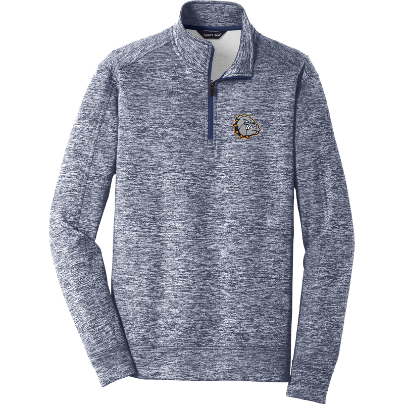 Chelsea Bulldogs PosiCharge Electric Heather Fleece 1/4-Zip Pullover