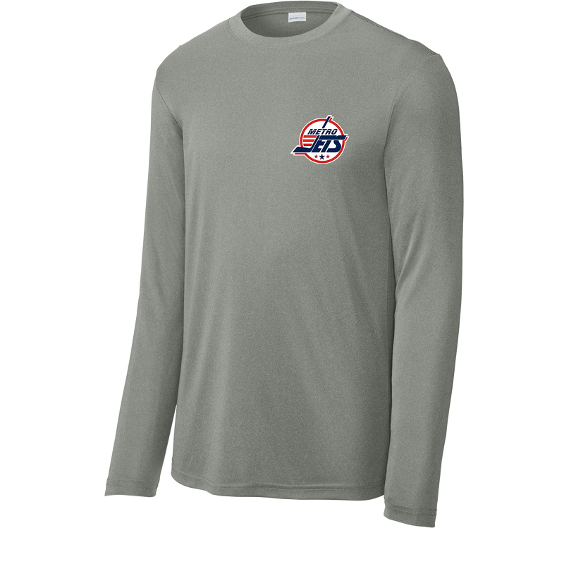 Metro Jets Long Sleeve PosiCharge Competitor Tee