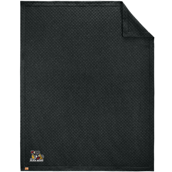 Dupage Black Bears TravisMathew Diamond Quilt Blanket