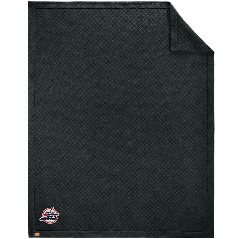 Metro Jets TravisMathew Diamond Quilt Blanket
