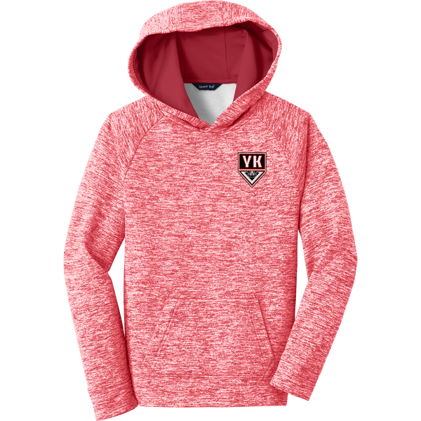 Young Kings Youth PosiCharge Electric Heather Fleece Hooded Pullover