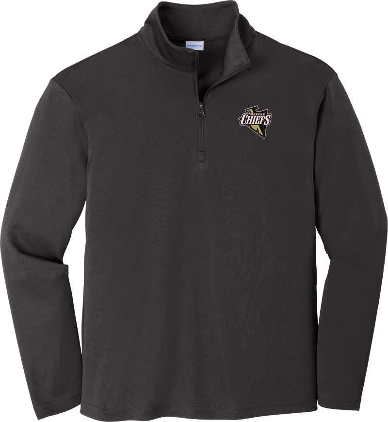 Mercer Chiefs Youth PosiCharge Competitor 1/4-Zip Pullover