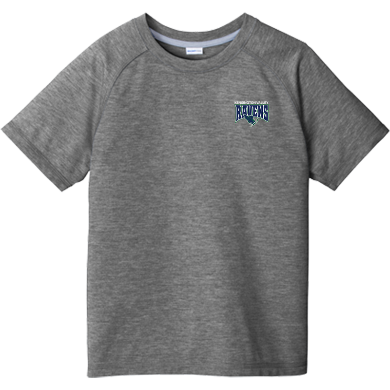 Kensington Valley Ravens Youth PosiCharge Tri-Blend Wicking Raglan Tee
